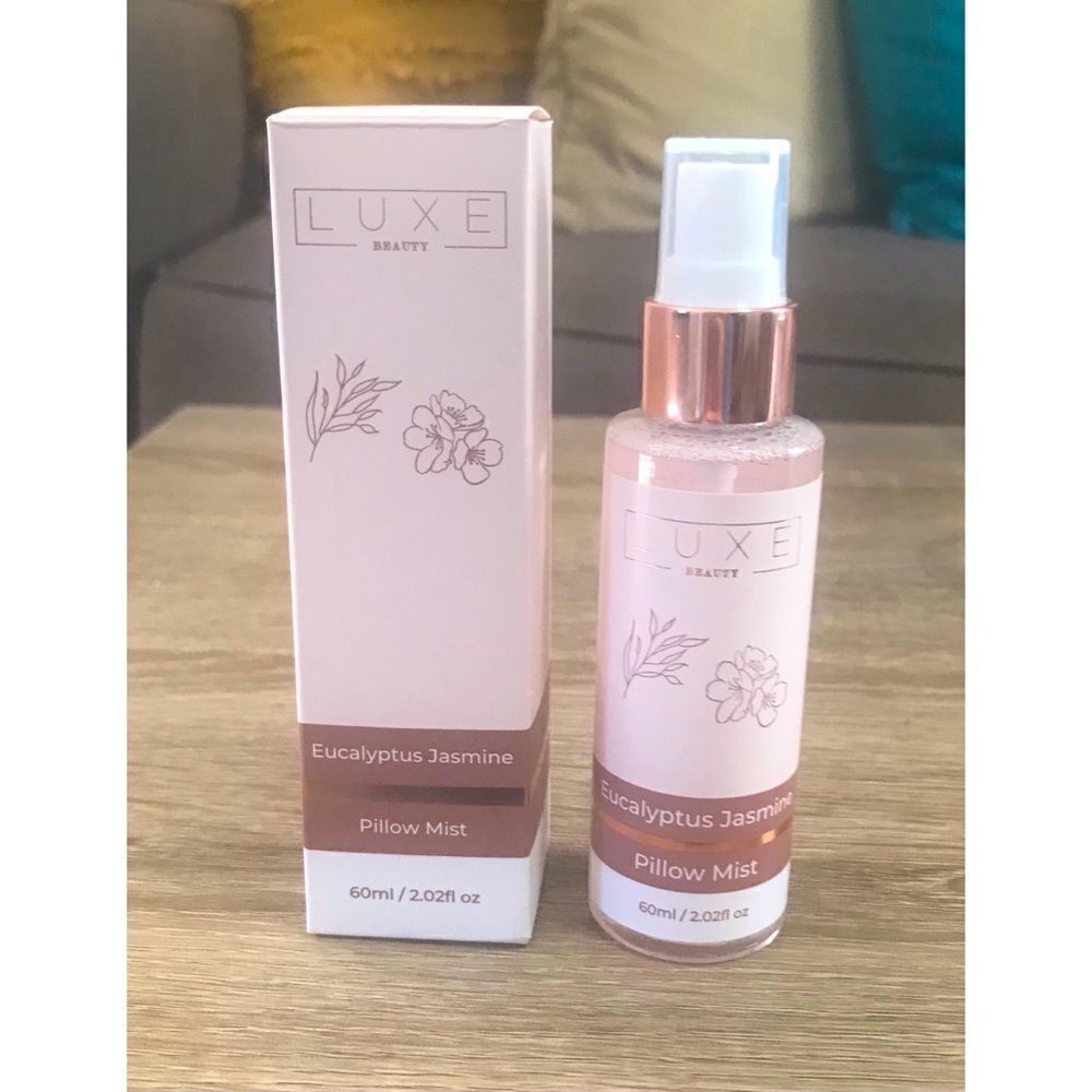 NEW … LUXE BEAUTY Eucalyptus Jasmine Pillow Mist Spray